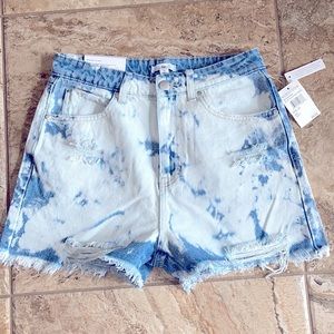 NWT BP Bleached Wash Denim Shorts